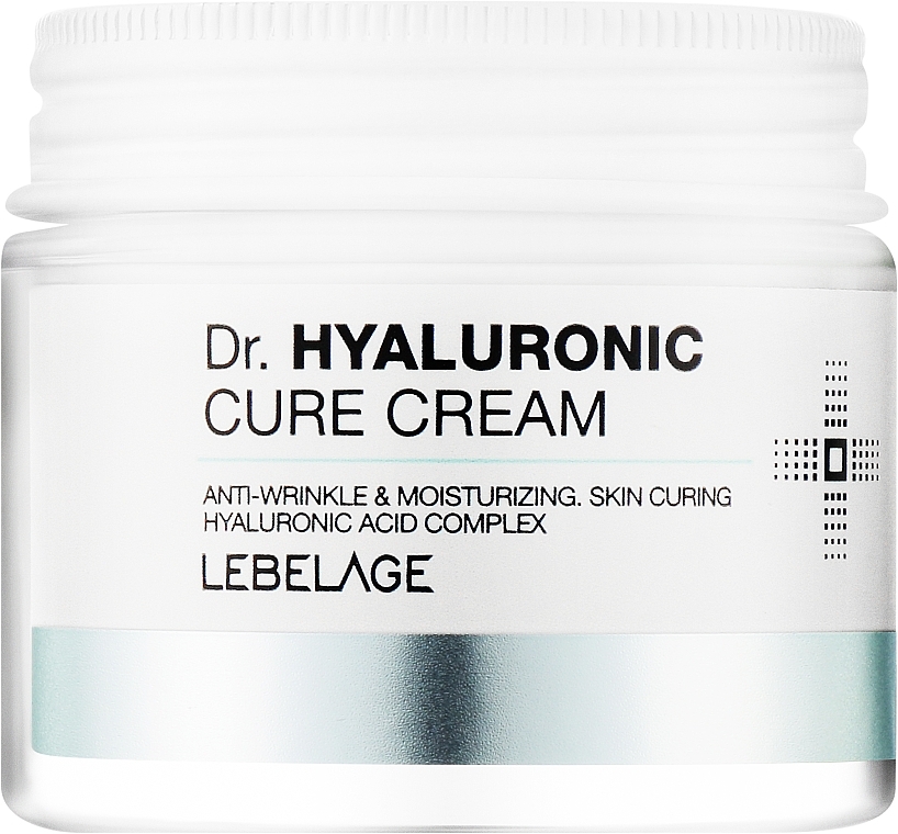 Крем для лица с гиалуроновой кислотой - Lebelage Dr. Hyaluronic Cure Cream  — фото N1