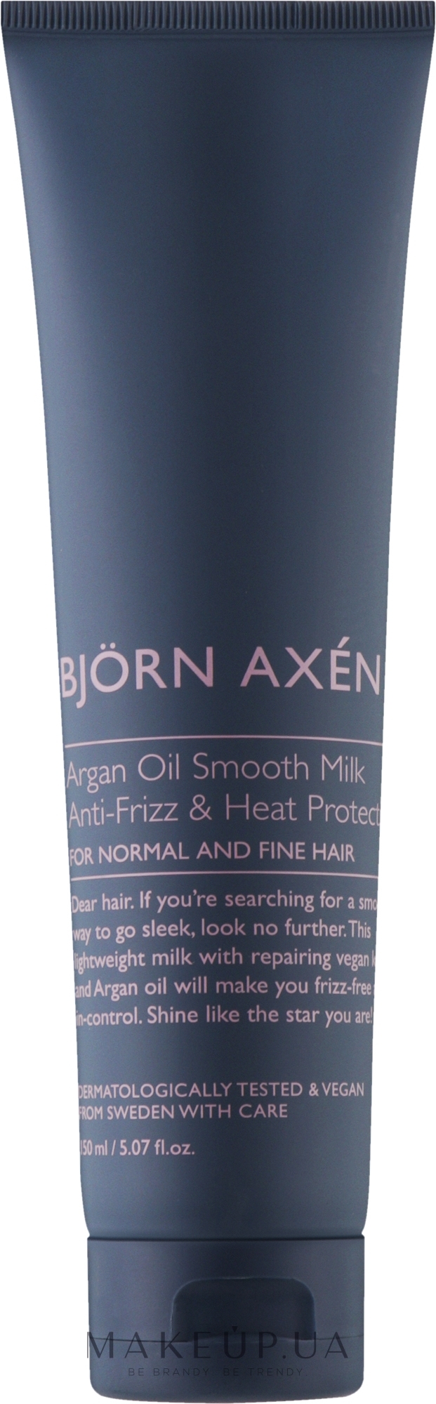 Крем-молочко для укладання волосся - BjOrn AxEn Argan Oil Smooth Milk — фото 150ml