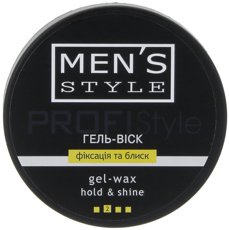Гель-віск "Фіксація і блиск" для чоловіків - Profi style Men's Style — фото N2