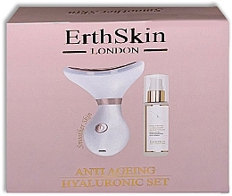 Парфумерія, косметика Набір - ErthSkin London Anti-Ageing Hyaluronic Acid Set (serum/60ml + massager/1pcs)