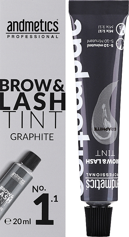 Краска для бровей и ресниц - Andmetics Brow & Lash Tint — фото N6