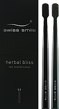 Чувствительная мягкая зубная щетка - Swiss Smile Herbal Bliss Two Toothbrushes — фото N2