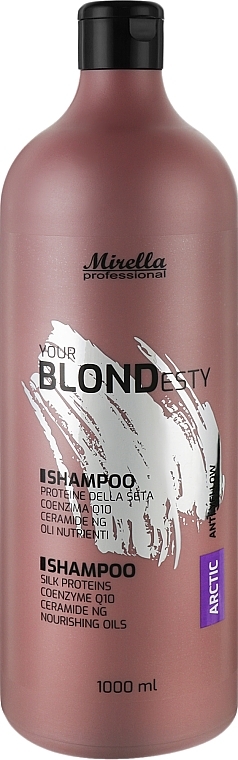 Шампунь для арктических оттенков блонд - Mirella Arctic Your Blondesty Shampoo — фото N2
