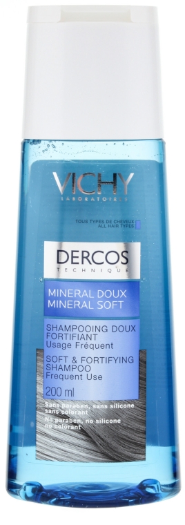 Відновлюючий шампунь з мінералами для зміцнення волосся - Vichy Mineral Soft Shampooing — фото N2