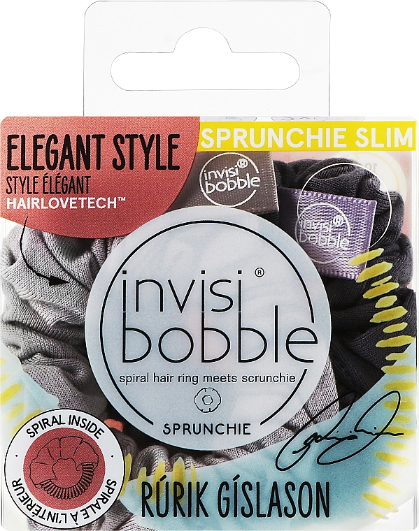 Резинка-браслет для волосся - Invisibobble Sprunchie Slim Ruric Gislason Feeling Greyt — фото N1