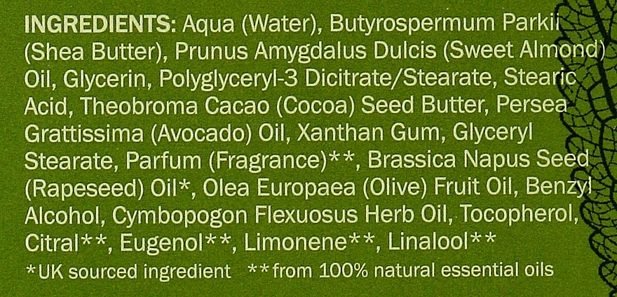 Крем для рук "Кориандр и листья лайма" - Scottish Fine Soaps Naturals Coriander & Lime Leaf Hand Cream Tuba — фото N4
