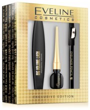 Духи, Парфюмерия, косметика Набор - Eveline Cosmetics (mascara/9ml + eyeliner/3ml + pencil/1.2g)