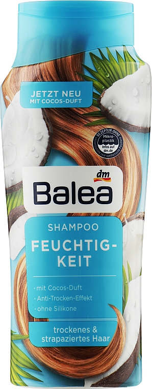 Зволожувальний шампунь для волосся з кокосом - Balea Shampoo Feuchtigkeit — фото N3