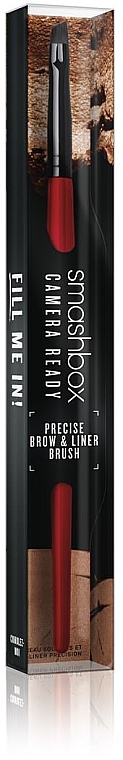 Пензлик для очей і брів - Smashbox Precise Brow and Liner Brush — фото N3