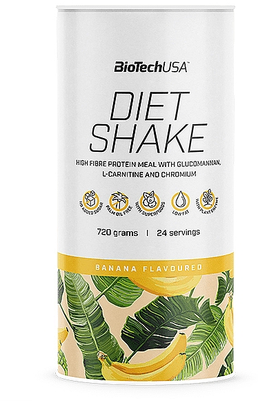 Протеїновий коктейль "Банан" - BioTechUSA Diet Shake Banana Hight Fiber Protein Meal — фото N1