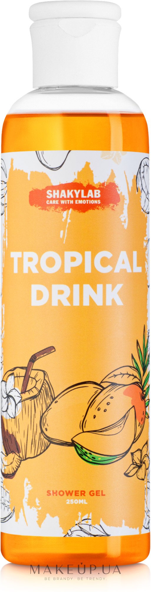 Гель для душу "Tropical Drink" - SHAKYLAB Natural Shower & Bath Gel — фото 250ml