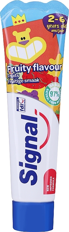 Детская зубная паста с фруктовым вкусом - Signal Kids Toothpaste — фото N1