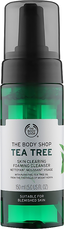 Пінка для вмивання "Чайне дерево" - The Body Shop Tea Tree Skin Clearing Foaming Cleanser — фото N1