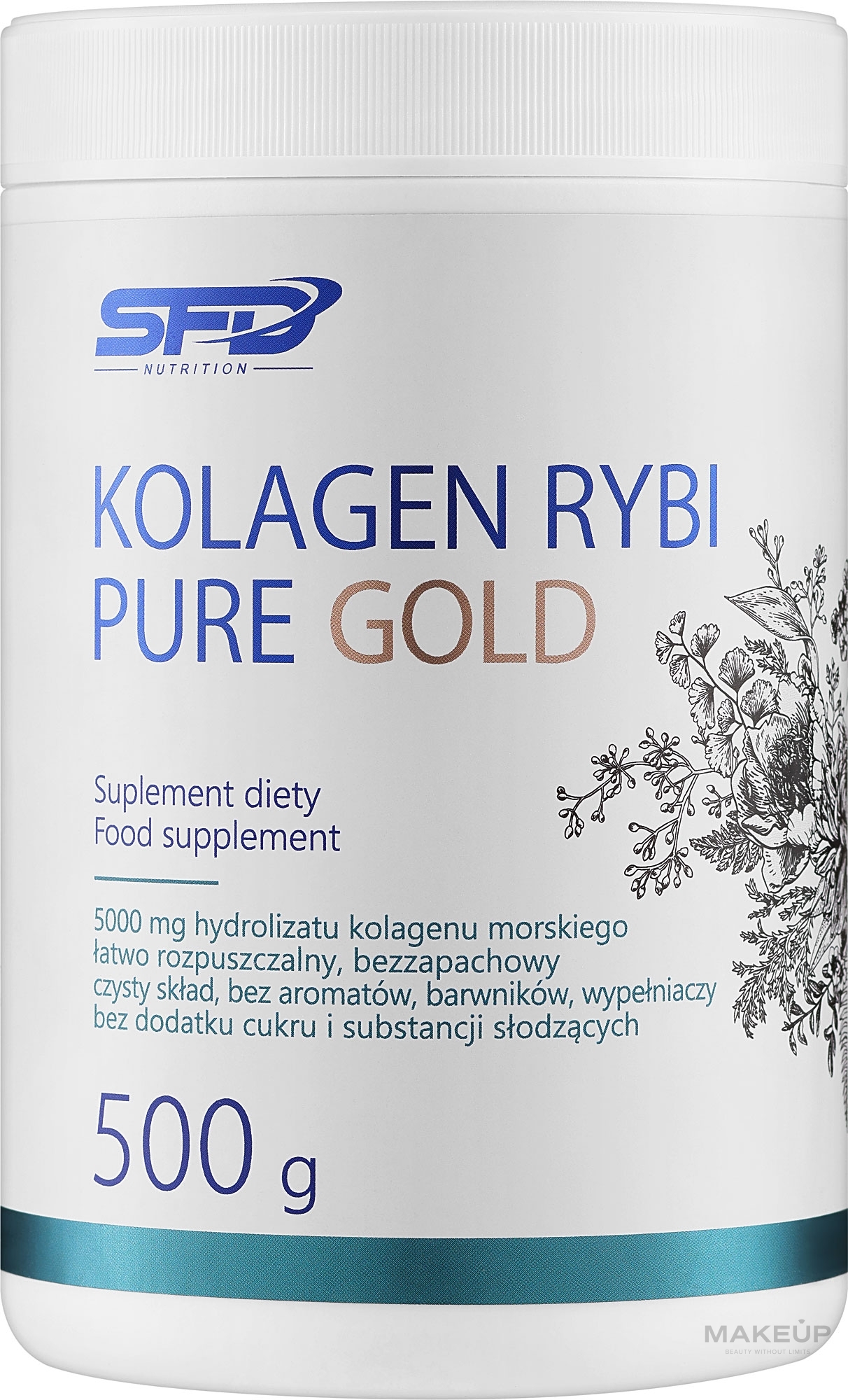 Харчова добавка "Колаген риб'ячий", у порошку - SFD Nutrition Kolagen Rybi Rure Gold — фото 500g