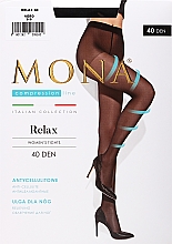 Колготки для женщин "Relax" 40 Den, nero - MONA — фото N1