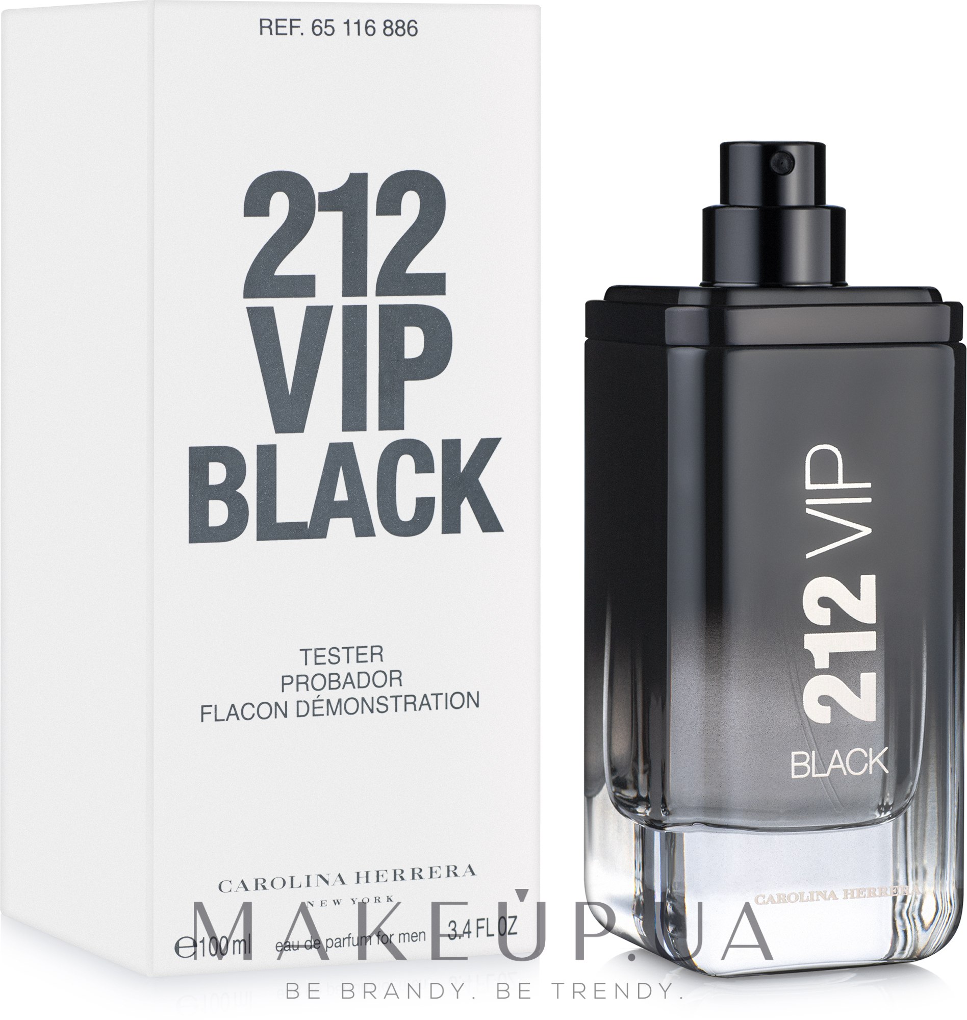 Carolina Herrera 212 VIP Black - Парфюмированная вода (тестер без крышечки) — фото 100ml