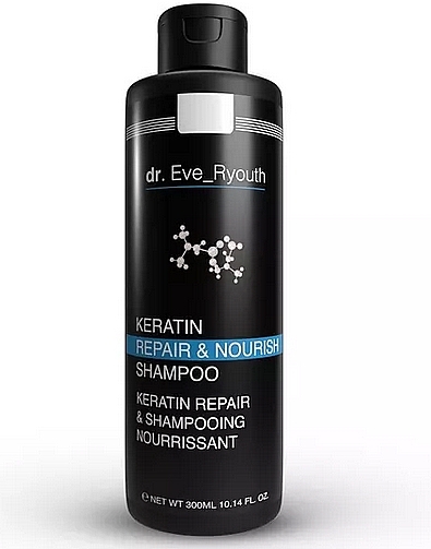 Шампунь для волос - Dr Eve Ryouth Keratin Repair & Nourish Shampoo — фото N1