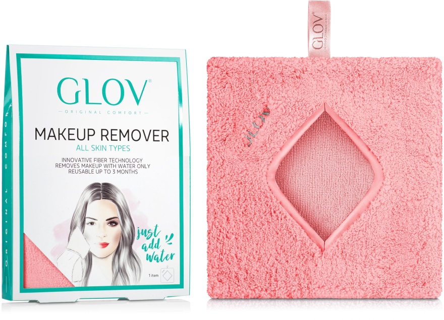 Рукавичка для снятия макияжа, персиковая - Glov Comfort Makeup Remover — фото N1