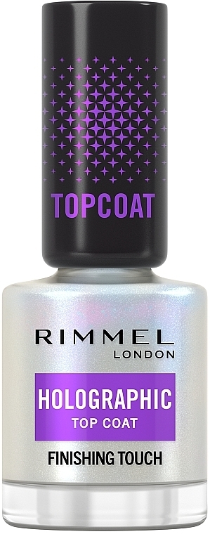 Верхнє покриття - Rimmel Holographic Top Coat Finishing Touch — фото N1