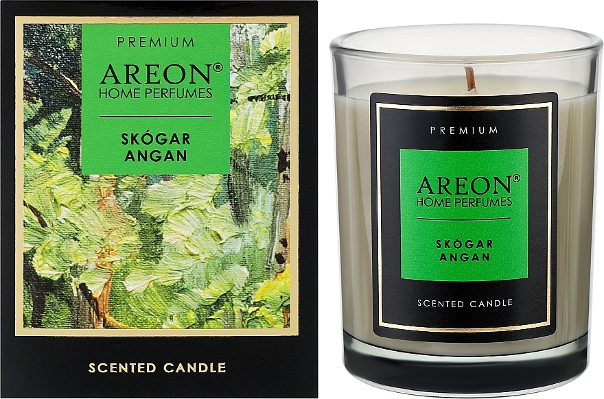 Ароматическая свеча - Areon Home Perfumes Premium Skogar Angan Scented Candle — фото N2