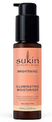 Освітлювальний і зволожувальний крем для обличчя - Sukin Brightening Illuminating Moisturizer — фото N1