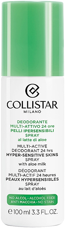 Мультиактивный дезодорант - Collistar Multi-Active Deodorant 24 Hours