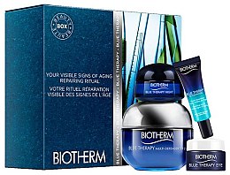 Парфумерія, косметика Набір - Biotherm Blue Therapy (cr/50ml + n/cr/15ml + eye/cr/5ml + serum/10ml)