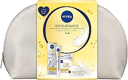 Набор - NIVEA Q10 Elegance (cr/50ml + filler/15ml + bag/1pc) — фото N1