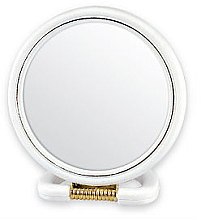 Зеркальце косметическое, 5046, белое - Top Choice — фото N1