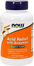 Харчова добавка "Комплекс ферментів" - Now Foods Acid Relief With Enzymes — фото N1