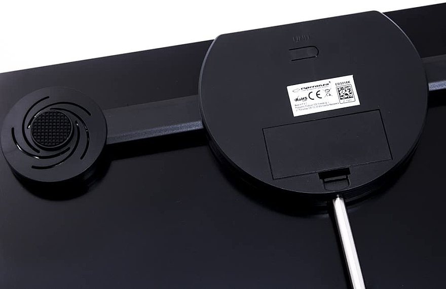 Весы напольные, диагностические, черные - Esperanza 8 In 1 Bluetooth Bathroom Scale B.Fit EBS016K — фото N3