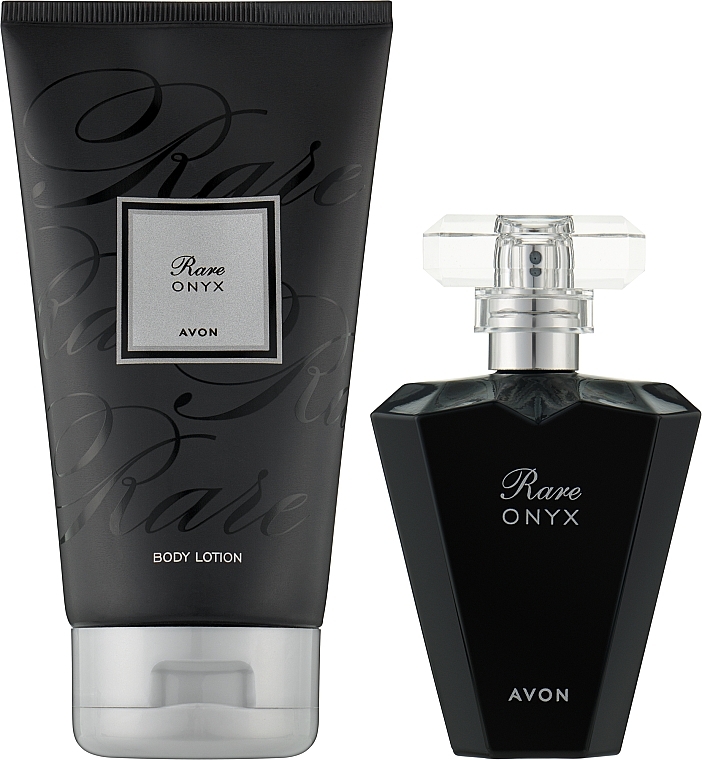 Avon Rare Onyx - Набор (edp/50ml + b/lot/150ml) — фото N1