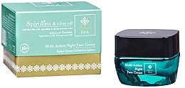 Багатофункціональний нічний крем для обличчя - Olive Spa Multi-Action Night Cream — фото N1