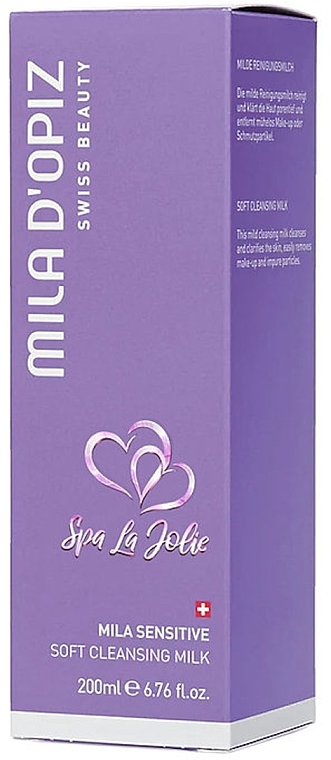 Очищающее молочко для лица - Mila D’Opiz Sensitive Soft Cleansing Milk — фото N2