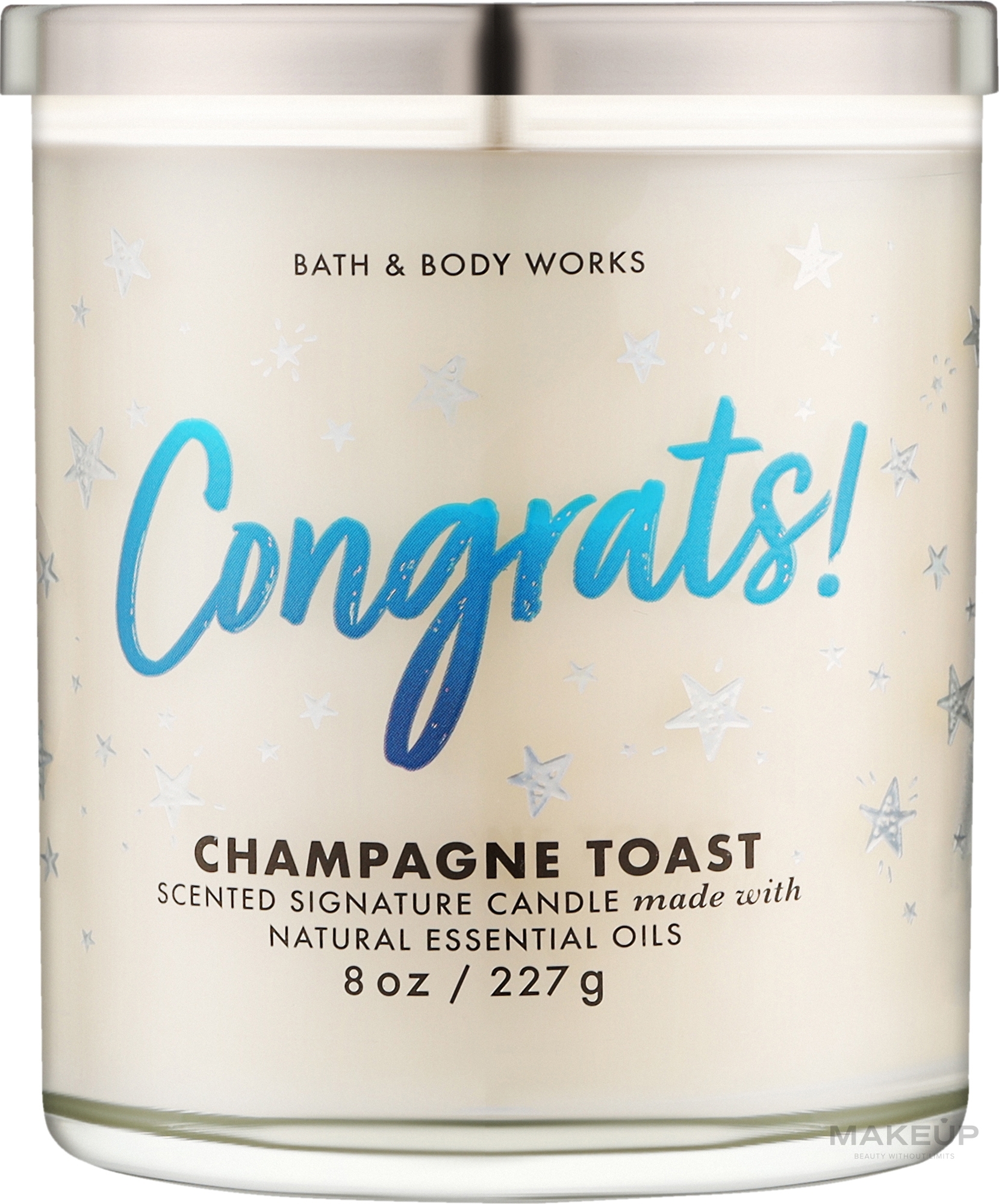 Аромасвічка - Bath and Body Works Congrats! Champagne Toast Candle — фото 227g