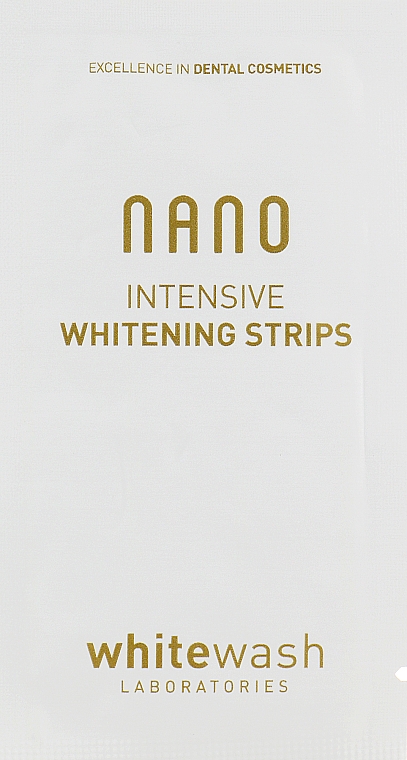 Интенсивно отбеливающие полоски - WhiteWash Laboratories Nano Intensive Whitening Strips Set — фото N2