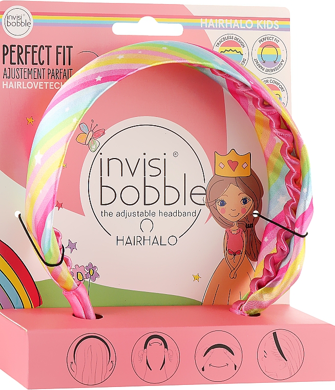 Ободок для волос - Invisibobble Kids Hairhalo Rainbow Crown — фото N1