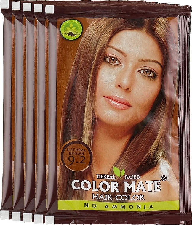 УЦЕНКА Натуральная краска для волос на основе хны - Color Mate Hair Color * — фото N2