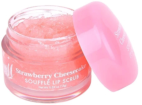 Скраб-суфле для губ "Клубничный чизкейк" - Barry M Souffle Lip Scrub Strawberry Cheesecake — фото N2