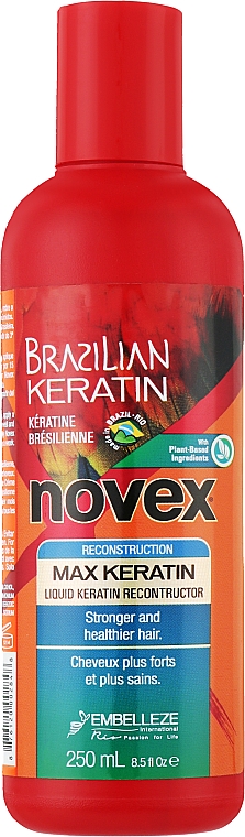 Рідкий кератин для волосся - Novex Brazilian Keratin Max Liquid Keratin