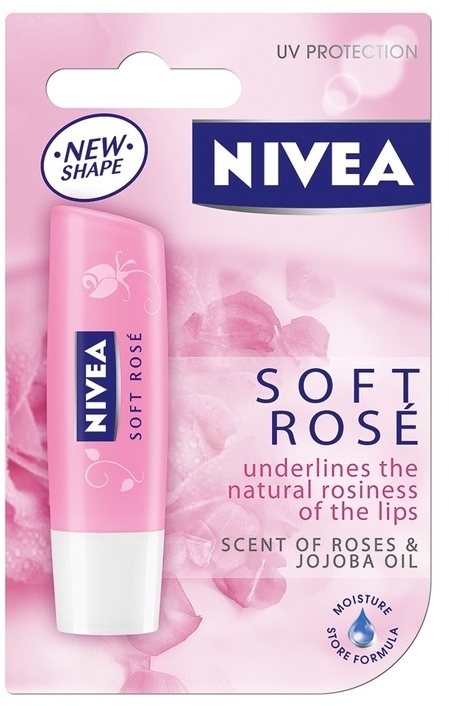 Бальзам для губ "Бархатная роза" - NIVEA Soft Rose Caring Lip Balm — фото N2