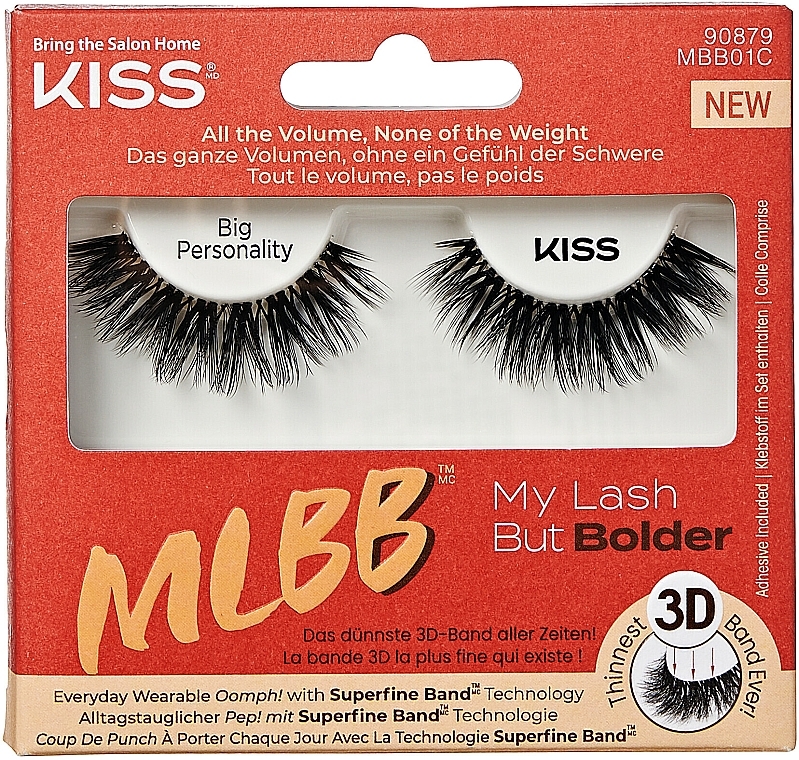 Накладные ресницы - Kiss MLB Bolder Big Personality — фото N1