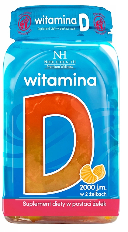Вітамін D у желе - Noble Health Vitamin D — фото N1