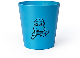 Кружка для зубних щіток "Морж", блакитна - Hydrophil Toothbrush Mug For Kids Plastic Free — фото N1