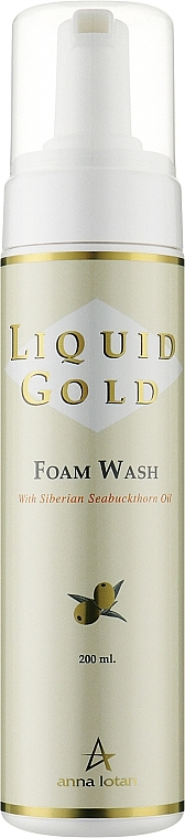 «Золота» очищуюча обліпихова піна - Anna Lotan Liquid Gold Foam Wash — фото N3