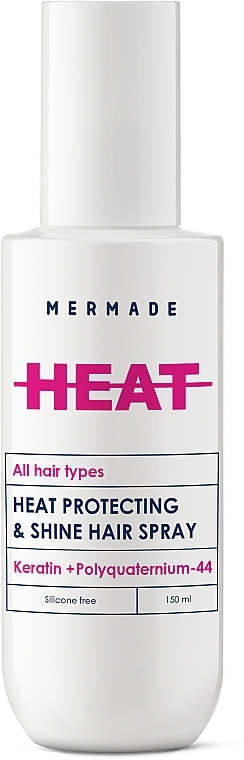 Спрей-термозахист для волосся - Mermade Heat Protecring & Shine Hair Spray — фото N1