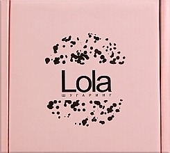 Парфумерія, косметика Набір для шугаринг-депіляції в коробці - Lola (sug/paste/400ml + strips/30pcs + spat/1pcs + gel/50ml)