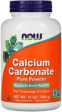Духи, Парфюмерия, косметика Кальций карбонат, в порошке, 340г - Now Foods Calcium Carbonate Powder