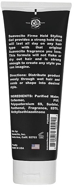 Гель для укладки волос - Suavecito Firme Hold Styling Gel — фото N2