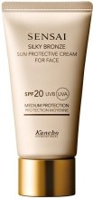 Парфумерія, косметика Сонцезахисний крем для обличчя SPF 20 - Sensai Silky Bronze Sun Protective Cream For Face